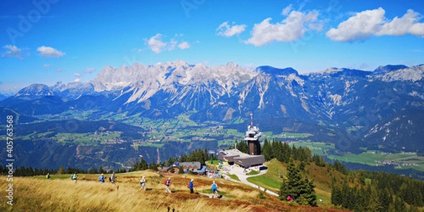 Obraz Blick auf das Dachsteingebirge