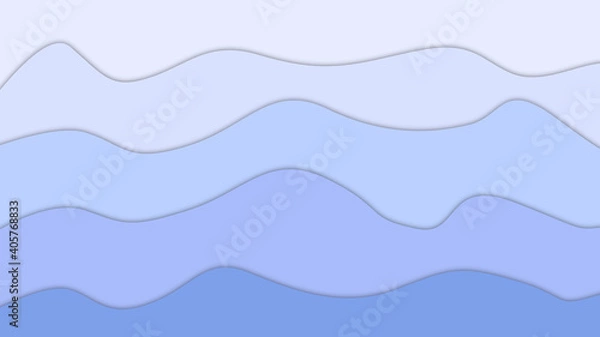 Fototapeta abstract blue wave background