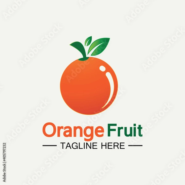 Obraz Orange logo design