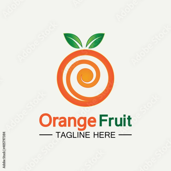 Obraz Orange logo design