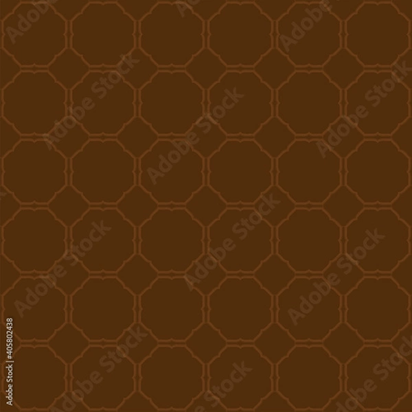 Obraz Abstract pattern in Arabian style. Seamless vector background. Gold and white texture. Graphic modern pattern.