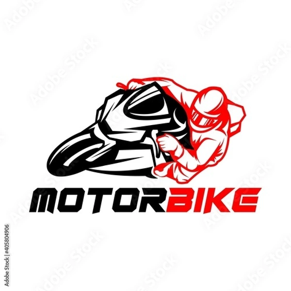 Fototapeta motorcycle vector logo