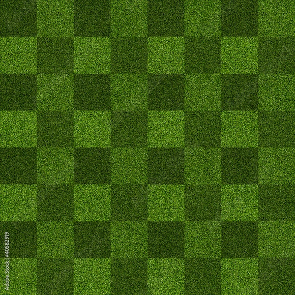 Fototapeta Seamless Artificial Grass Field Texture