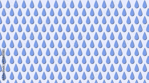 Fototapeta seamless pattern with blue drops