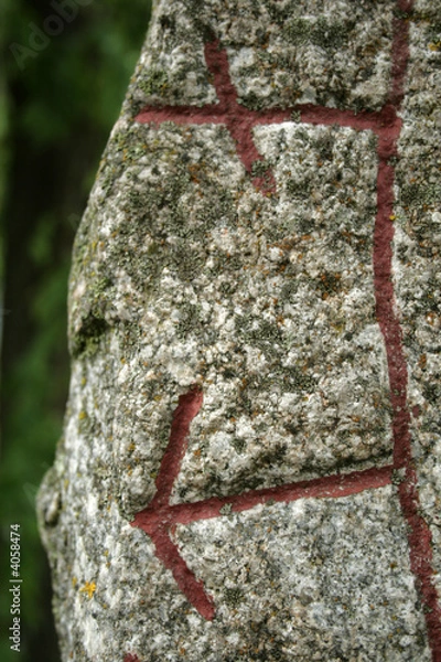 Fototapeta Rune stone