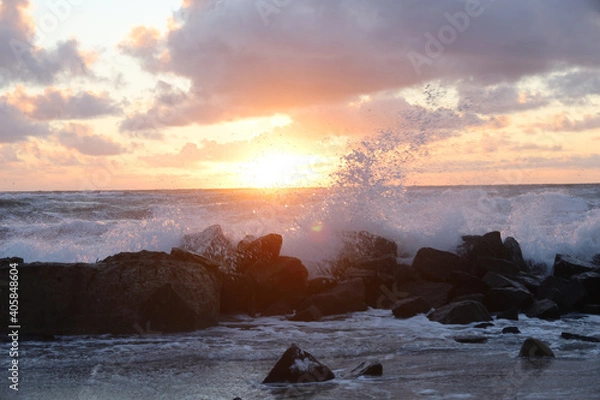 Obraz sunset over the sea