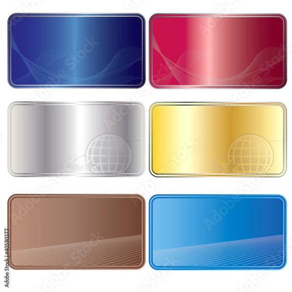 Fototapeta Vector business card