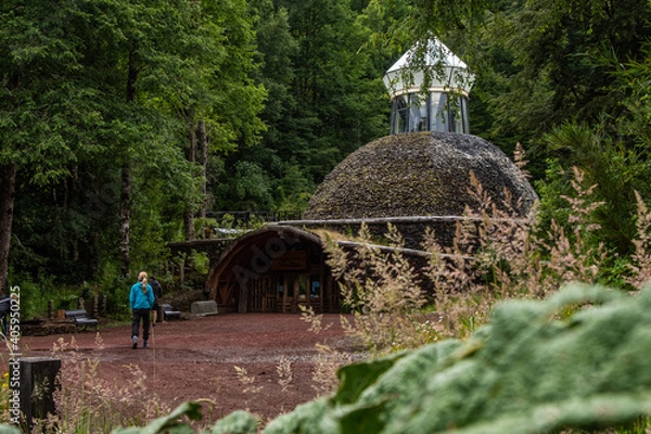 Obraz person in the garden
