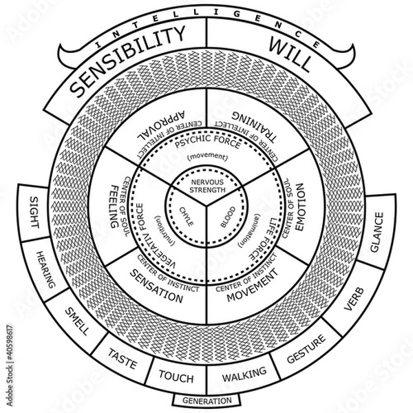 Obraz Schéma de la constitution psychologique humaine