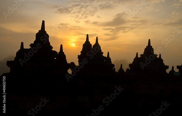Obraz Borobudur Temple. Yogyakarta, Java, Indonesia.