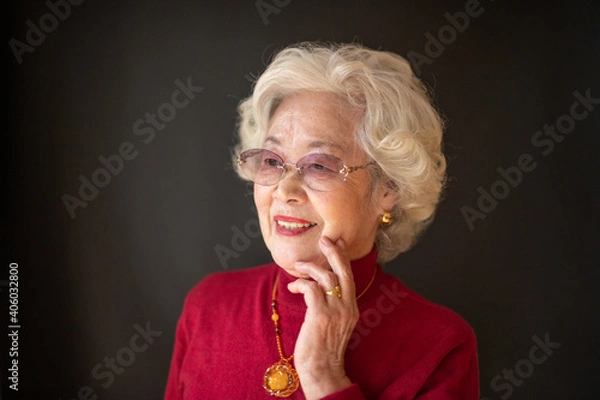 Obraz シニア女性