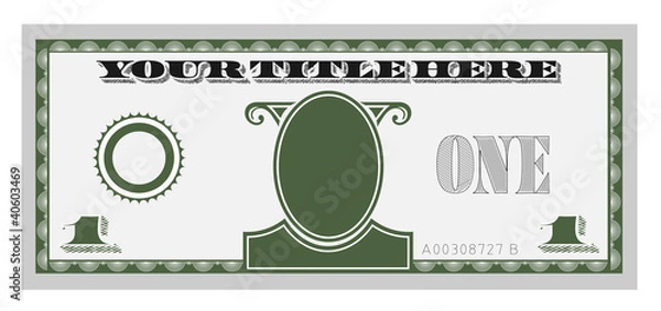 Obraz One money bill