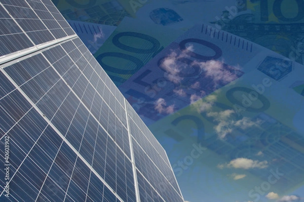 Fototapeta Solarzellen