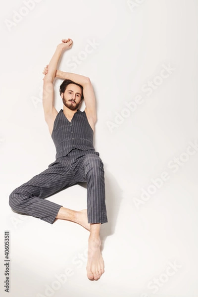 Fototapeta attractive male model