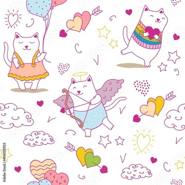 Obraz Pattern  for fabric. Author's print. 