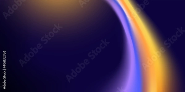 Fototapeta Abstract blurred gradient mesh background in bright rainbow colors. 
Vector illustration for your graphic design, banner, website, social network or presentation