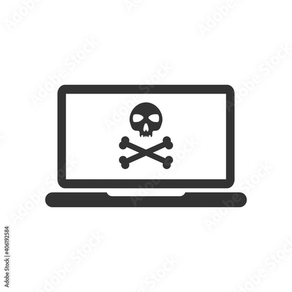 Obraz Computer virus design. Vector illustration.