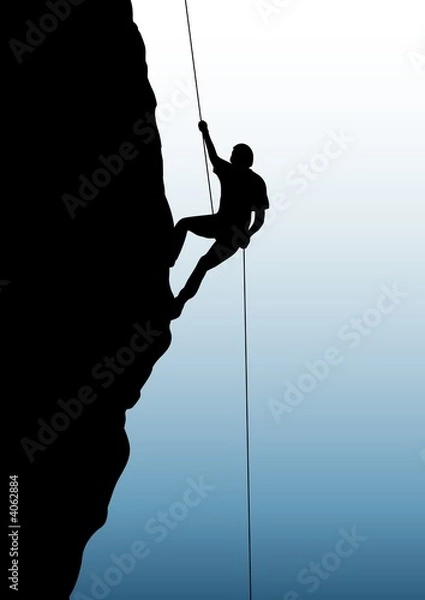 Obraz Wspinaczka skałkowa