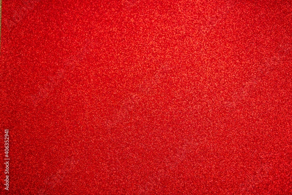 Fototapeta the background of abstract red, gold and black shiny lights is out of focus