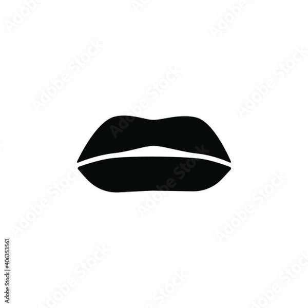 Obraz lips set isolated on white