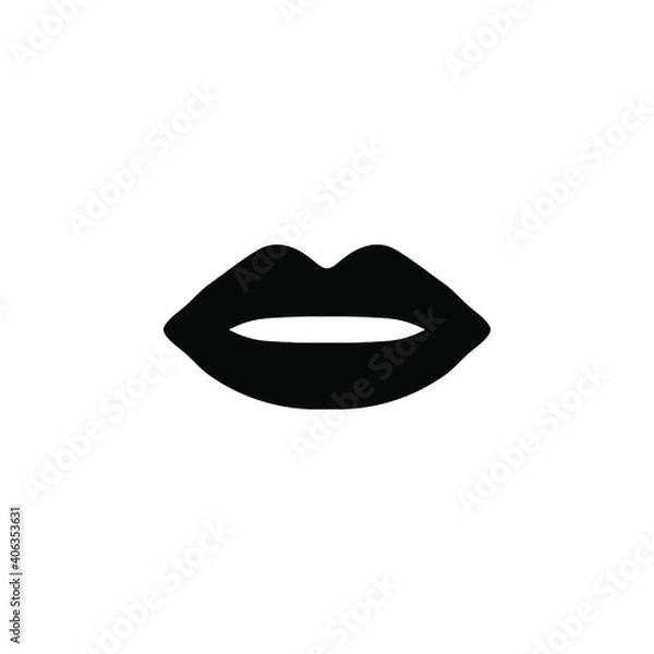 Obraz lips set isolated on white