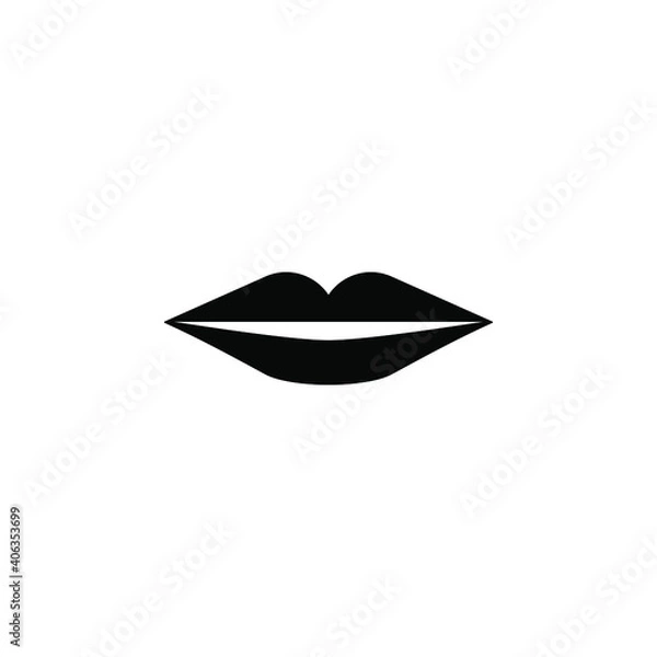 Obraz lips set isolated on white