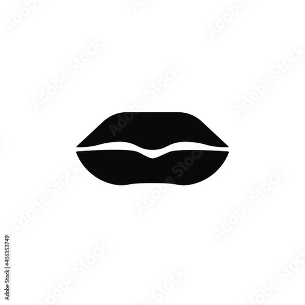 Obraz lips set isolated on white