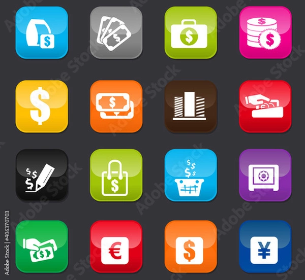 Fototapeta E-commers icons set