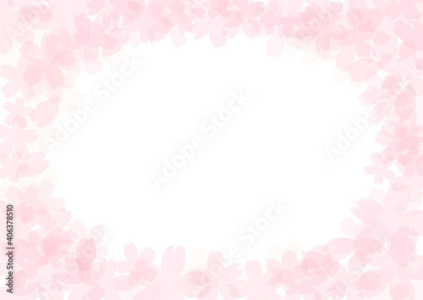 Fototapeta 桜の背景イラスト