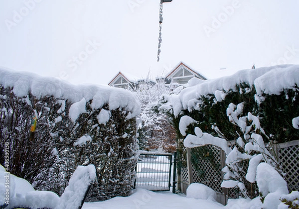 Fototapeta Eingeschneit