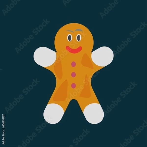 Obraz cookies, christmas cookies, vector clip art
