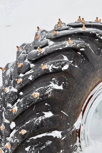 Obraz track with snow