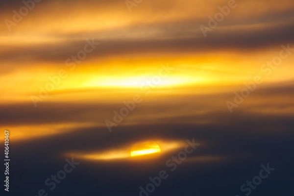 Obraz sunset in the sky