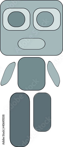 Fototapeta set of four labels for design