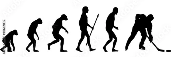 Obraz Evolution hokej na lodzie