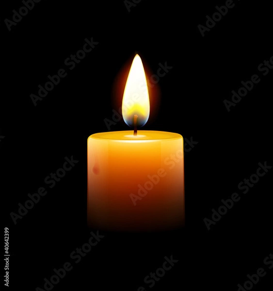 Obraz Yellow candle