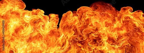 Obraz blaze fire flame conflagration texture for banner background