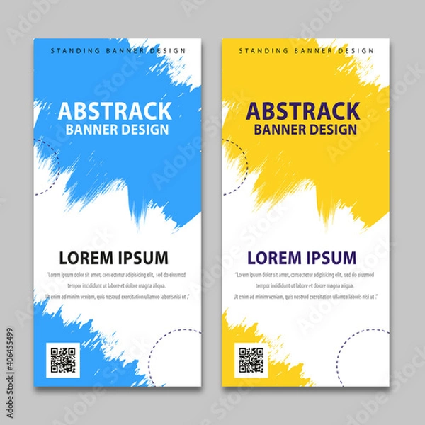 Obraz Standing Banner Design