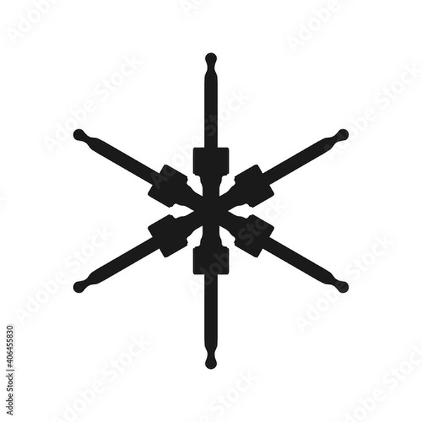 Fototapeta CBD Oil Pipette (Droppers) Silhouette Icon