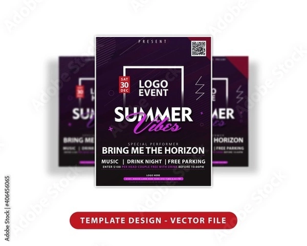 Obraz Template Summer Design