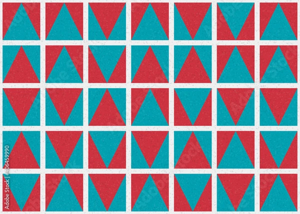 Fototapeta Abstract Geometric Pattern generative computational art illustration