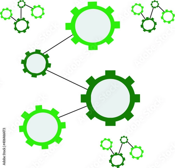 Fototapeta 
Vector illustration of craftsmanship. Concepts with connected icons related to creativity or innovation, expert performance or skill enhancement.
