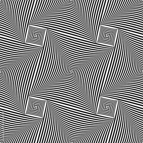 Fototapeta Abstract seamless geometric pattern. Lines texture.