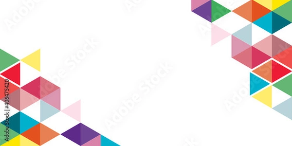 Fototapeta Abstract geometric design background template