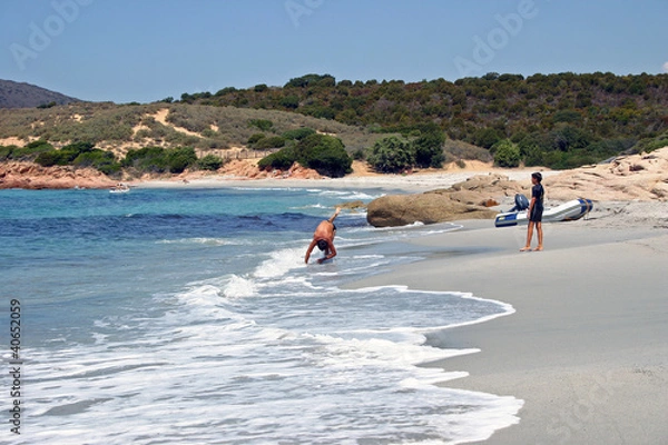 Fototapeta Ragazzi in spiaggia