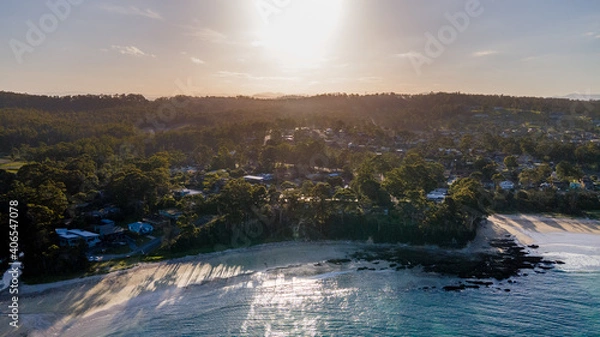 Obraz Summer sunset by the beach