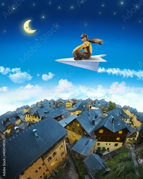 Obraz Paper Plane Pilot