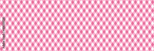Fototapeta wide pink diagonal stripes seamless vector pattern