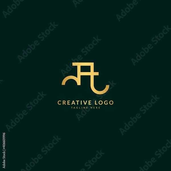 Fototapeta Letter A. Elegant logotype vector. Minimalist concept
