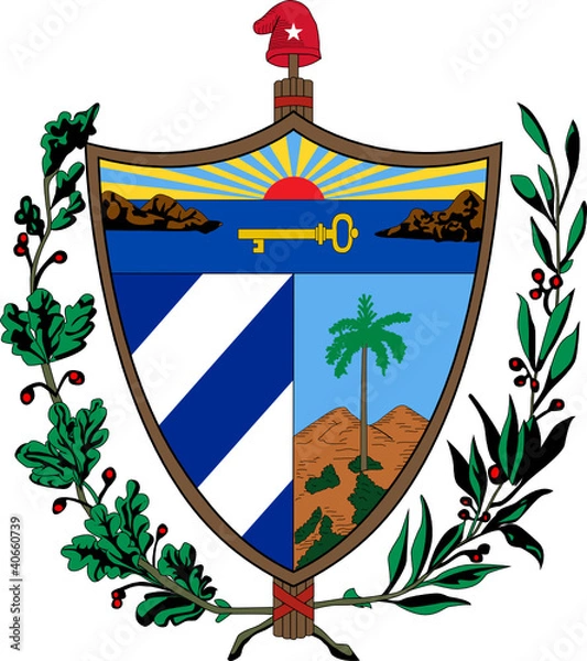 Obraz coat of arms of Cuba